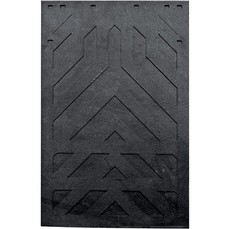 Mud Flaps 24x24 Inch Black Rubber 1 Pair