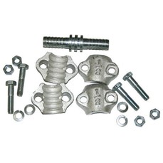 Hydraulic Hose Repair (2) Mid-Line Kits 3/8"